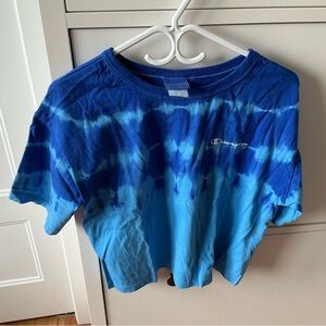 Champion women Blue Tie-Dye T-Shirt
